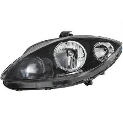 Proiettore sinistro (H7+H1) (C/Nero) Seat Altea dal 2004 anche per Seat Leon e Toledo III (5P2) 88706
