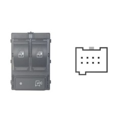 Blocco Porta anteriore sinistro Grigio per Citroen Jumper (9**), Fiat Ducato (250) e Ducato (9**) e altri modelli FTB76003 -