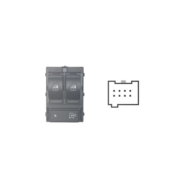 Blocco Porta anteriore sinistro Grigio per Citroen Jumper (9**), Fiat Ducato (250) e Ducato (9**) e altri modelli FTB76003