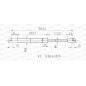 Molla A Gas destro/Sinistro Portellone posteriore (Mod. Coupe) (130N L.305MM) per Smart Fortwo ME3049055