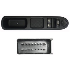 Pulsantiera Porta anteriore sinistro C/Comfort (13 Pin) per Citroen C3 Picasso, Peugeot 207 e 207 Cabrio PGP76003 -