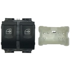 Blocco Porta anteriore sinistro C/Comfort (Connettore Bianco) per Dacia Sandero, Renault Captur e Clio e altri modelli