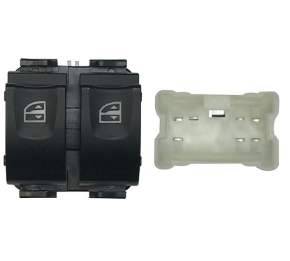 Blocco Porta anteriore sinistro C/Comfort (Connettore Bianco) per Dacia Sandero, Renault Captur e Clio e altri modelli