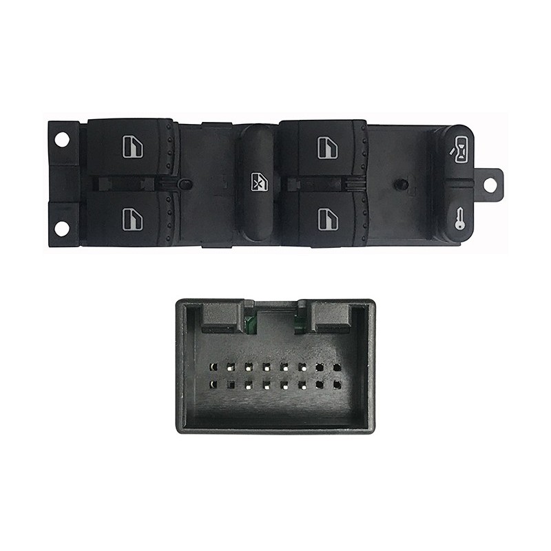 Blocco Porta anteriore sinistro (9 Pin) per Seat Leon, Toledo II (1M2) e Volkswagen Bora/Jetta e altri modelli VKB76008