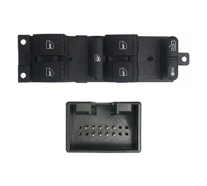 Blocco Porta anteriore sinistro (9 Pin) per Seat Leon, Toledo II (1M2) e Volkswagen Bora/Jetta e altri modelli VKB76008 -