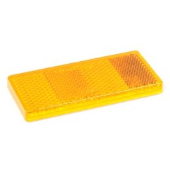 Catadiottro Rettangolare Adesivo Arancio 69X31MM (Singolo) 101579