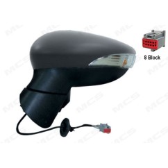 Retrovisore 16809 Prm C/L.te.fiesta 08 D per Ford Fiesta (MK6) 337016809 - 30-337016809 - 30-337016809