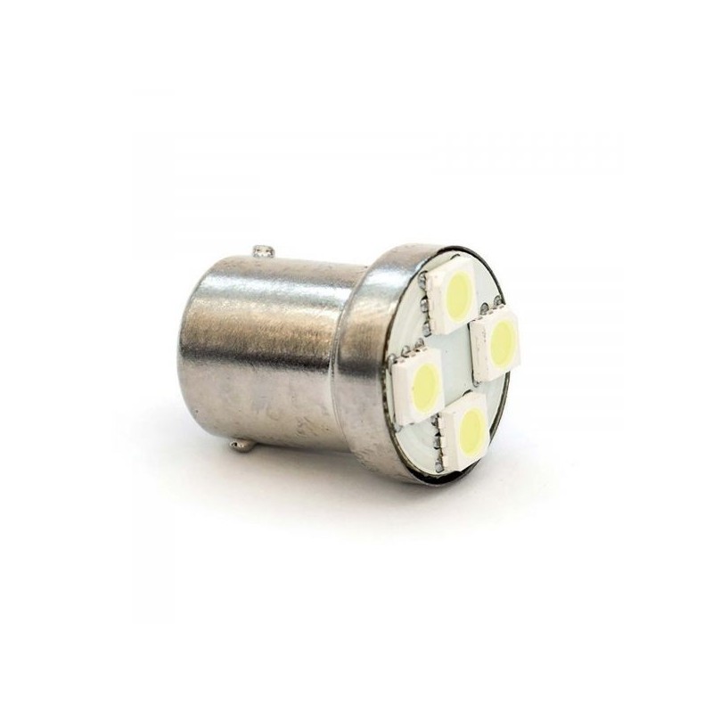 Lampada BA15S 4 Smd Bianchi 12V (Conf.2 Pz) 39542
