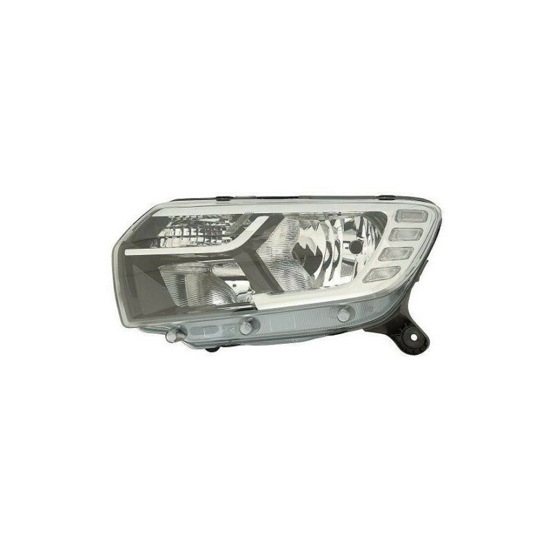 Proiettore sinistro (C/Day Light Led) (H7+H7) con motore Dacia Logan dal 2017 e altri modelli DA2284914