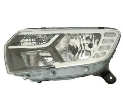Proiettore sinistro (C/Day Light Led) (H7+H7) con motore Dacia Logan dal 2017 e altri modelli DA2284914 - 64-DA2284914 -