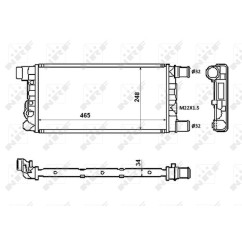Radiatore Fiat 58845 - 32-58845 - 32-58845