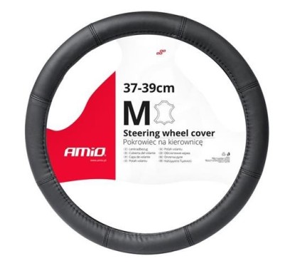 Steering Wheel Cover Leather Series Swc-48-M (37-39CM) 03546 - 69-03546 - 69-03546