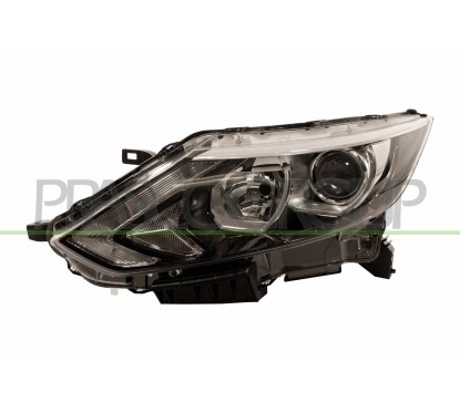 Proiettore sinistro (H7+H11) (D.light) (Led) con motore 14 per Nissan Qashqai DS7124914