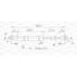 Molla A Gas Portellone posteriore destro/Sinistro per Alfa Romeo 147 (937) GSR6035.00