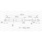 Molla A Gas Portellone posteriore destro/Sinistro per Smart Fortwo GSR6058.00