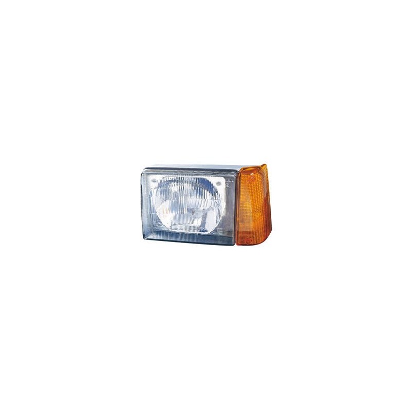 Proiettore F1055D Fiat Panda Dx.arancio As/H4 327001055