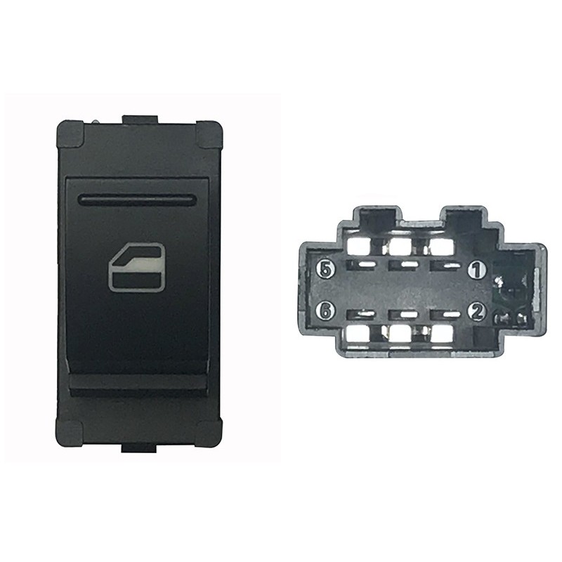 Interruttore Porta anteriore destro (6 Pin) per Seat Mii (Kf1_), Skoda Citigo e Volkswagen Up VKI76007