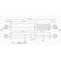 Molla A Gas Portellone posteriore destro/Sinistro per Volkswagen Touareg GSR6125.00
