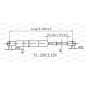 Molla A Gas Cofano anteriore destro/Sinistro per Alfa Romeo Giulietta GSR6583.00