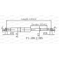 Molla A Gas Portellone posteriore destro/Sinistro per Toyota Yaris GSR6584.00