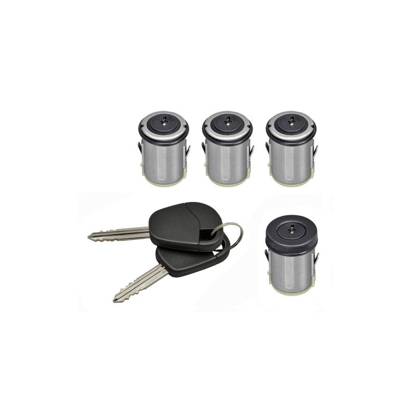 Kit Cilindretti Porte anteriore destro+Sinistro / Porta Scorrevole per Citroen Jumpy, Fiat Scudo e Peugeot Expert AL801221