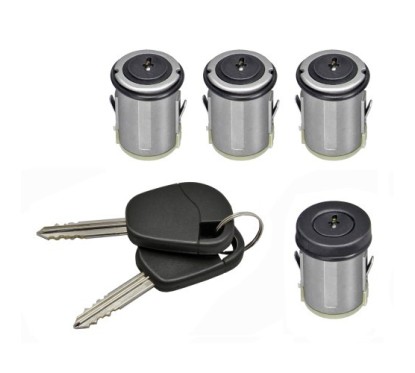 Kit Cilindretti Porte anteriore destro+Sinistro / Porta Scorrevole per Citroen Jumpy, Fiat Scudo e Peugeot Expert AL801221 -