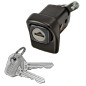 Maniglia Porta Esterna anteriore sinistro Nera (Con Chiave) 1982- per Fiat Panda AL80281