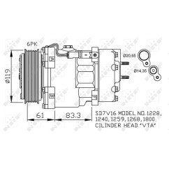 Compressore Citroen 32198 - 32-32198 - 32-32198