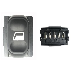 Interruttore Porta anteriore sinistro/Destro (Connettore Nero) (5 Pin) per Citroen Berlingo e Peugeot Ranch/Partner CTI76004