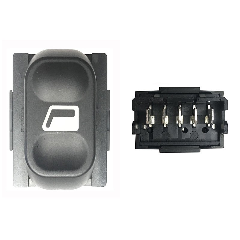 Interruttore Porta anteriore sinistro/Destro (Connettore Nero) (5 Pin) per Citroen Berlingo e Peugeot Ranch/Partner CTI76004