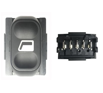Interruttore Porta anteriore sinistro/Destro (Connettore Nero) (5 Pin) per Citroen Berlingo e Peugeot Ranch/Partner CTI76004