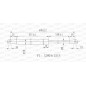 Molla A Gas destro/Sinistro Cofano (Mod. Berlina/Sw) (300N L.397MM) per Alfa Romeo 156 (932) AA0809005