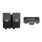 Blocco Porta anteriore sinistro C/Comfort (Connettore Nero) (10 Pin) per Nissan Primastar, Opel Movano e Renault Trafic RNB76001