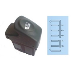 Interruttore Porta anteriore sinistro/Destro (5 Pin) per Renault Clio e Kangoo RNI76011 - 31-RNI76011 - 31-RNI76011