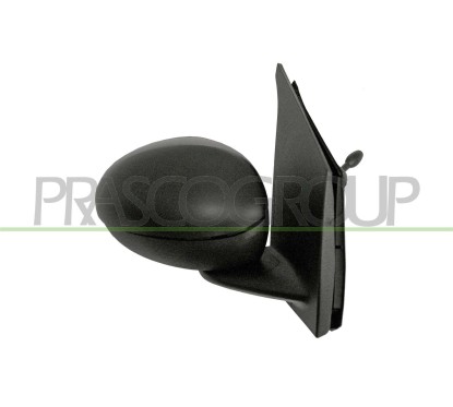 Retrovisore destro A Cavi-Nero-Convesso/Crom. per Citroen C1, Peugeot 107 e Toyota Aygo CI2017113