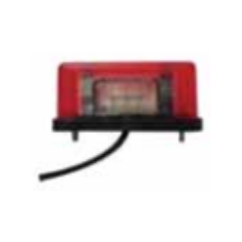Fanale Targa Rosso Led 24507480