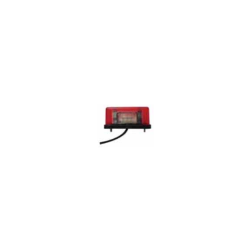 Fanale Targa Rosso Led 24507480