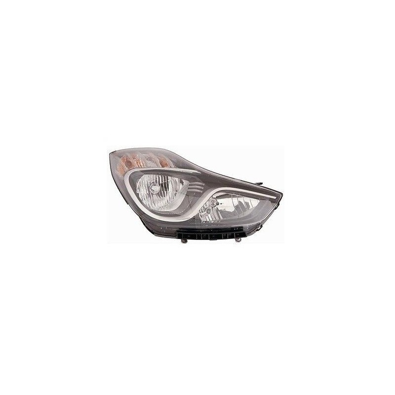 Proiettore destro (H7+H7) (C/Cromato) con motore dal 2010 per Hyundai IX20 327004838