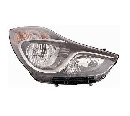 Proiettore destro (H7+H7) (C/Cromato) con motore dal 2010 per Hyundai IX20 327004838 - 30-327004838 - 30-327004838