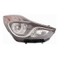 Proiettore destro (H7+H7) (C/Cromato) con motore dal 2010 per Hyundai IX20 327004838