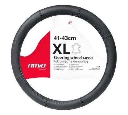 Steering Wheel Cover Leather Series Swc-48-Xl (41-43CM) 03548 - 69-03548 - 69-03548
