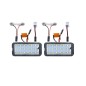 Fanale Luce Targa Led (Conf. 2PZ) per Fiat 500 (312) 701017
