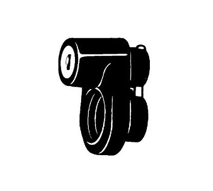 Blocchetto Portellone Zama Nera (Con Chiave) -93 per Fiat Fiorino AL80255 - 31-AL80255 - 31-AL80255