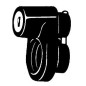 Blocchetto Portellone Zama Nera (Con Chiave) -93 per Fiat Fiorino AL80255