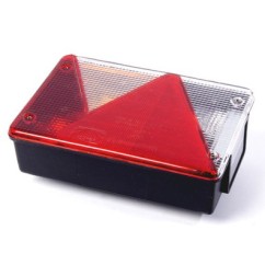 Fanale Aspock Multipoint IV sinistro (Posizione/Stop/Freccia/Targa/R.marcia) 104367