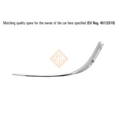 Profilo Cromato Griglia Fendi sinistro Astra dal 2012 per Opel Astra J 0742704 - 51-0742704 - 51-0742704