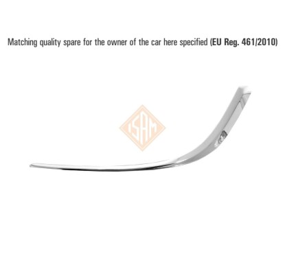 Profilo Cromato Griglia Fendi sinistro Astra dal 2012 per Opel Astra J 0742704
