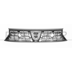 Griglia Radiatore Nera C/Modanature Cromate e Foro Telecamera per Dacia Duster DA8242001 - 64-DA8242001 - 64-DA8242001