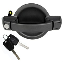 Maniglia Est. laterale Scorr. destro Nera C/Serratura e Chiave per Fiat Doblo AL80682 - 31-AL80682 - 31-AL80682