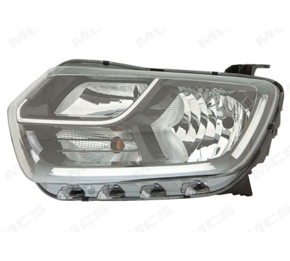 Proiettore sinistro Elett. Led Dacia Duster dal 2018 H7 H1 PY21W 321504